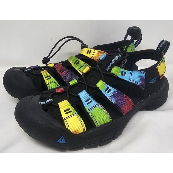 Keen Newport Retro Original Tie Dye Sandals Men's 7 Waterproof Closed Toe NEW - Picture 1 of 14
